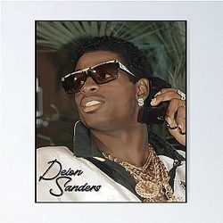 Vintage Deion Sanders Poster