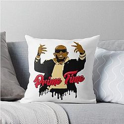 Prime Time Deion Sanders Throw Pillow