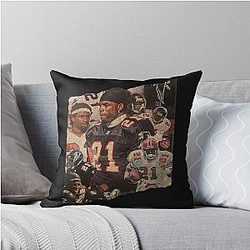 Deion Sanders San Francisco 49ers Throw Pillow