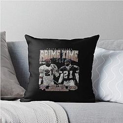 Deion Sanders Super Bowl Champion Throw Pillow