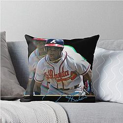 Deion Sanders 90s Retro Throw Pillow