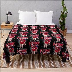 Vintage Deion Sanders San Francisco 49ers Throw Blanket