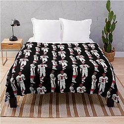 Deion Sanders and Jerry Rice Comic Vintage Throw Blanket