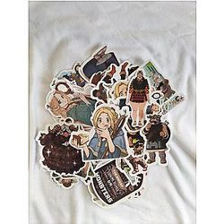50 PCS Delicious Anime Stickers for Water Bottles, Laptop - Vinyl Waterproof Stickers Adults, Kids, Japanese Decals Merch Party Favors