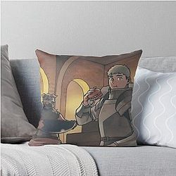 Delicious in Dungeon Art Throw Pillow