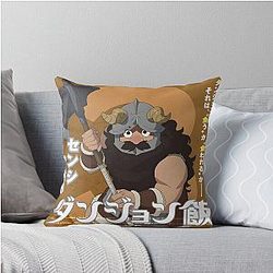 Delicious in Dungeon Chilchuck Senshi Throw Pillow