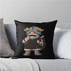 Senshi in Dungeon Throw Pillow