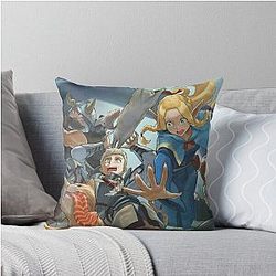 Delicious in Dungeon - All in Throw Pillow