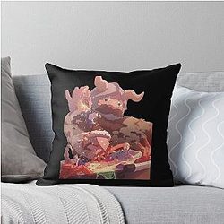 Delicious in Dungeon Senshi Throw Pillow