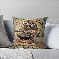Dungeon Meshi - Delicious in Dungeon Senshi Cooking Throw Pillow