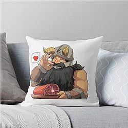 Delicious Senshi Dungeon Throw Pillow