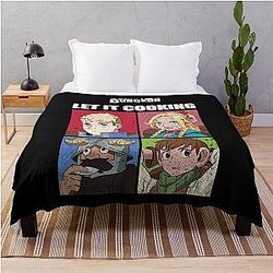 Copia de Delicious in Dungeon: Let's Cooking Throw Blanket