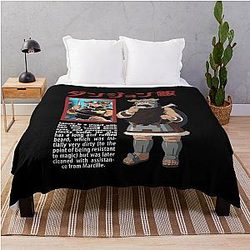 Senshi in Dungeon Throw Blanket