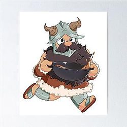 Dungeon Meshi Senshi Chibi Delicious in Dungeon Poster
