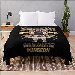 Senshi Delicious in Dungeon Throw Blanket