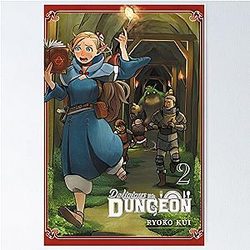Dungeon Meshi Delicious in Dungeon Reading Magical Poster