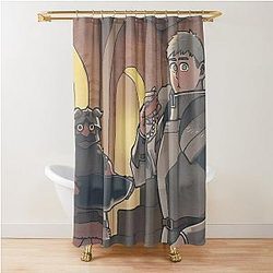 Delicious in Dungeon Art Shower Curtain