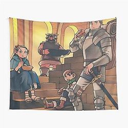 Delicious in Dungeon Looking Cute while Eating Meal Tapestry