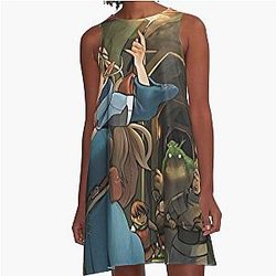 Dungeon Meshi: Delicious in Dungeon - Reading Magical A-Line Dress