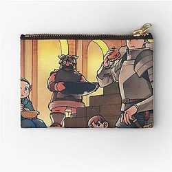 Delicious in Dungeon Looking Cute while Eating Meal Zipper Pouch