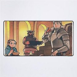 Delicious in Dungeon Looking Cute while Eating A Desk Mat