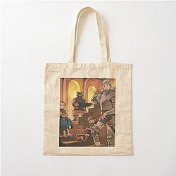 Delicious in Dungeon Looking Cute while Eating Cotton Tote Bag