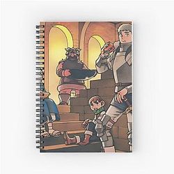 Delicious in Dungeon Looking Cute while Eating a Meal Spiral Notebook