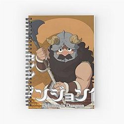 Delicious in Dungeon Chilchuck Senshi Spiral Notebook