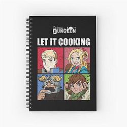 Copia de Delicious in Dungeon: Let it Cook Spiral Notebook