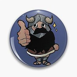 Senshi in Dungeon Sticker Pin