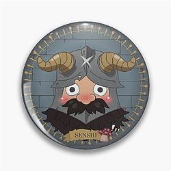 Senshi in Delicious Dungeon Pin