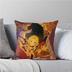 Delicious in Dungeon in a Cave Throw Pillow