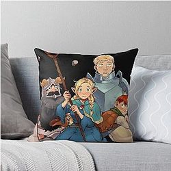 Delicious in Dungeon - All Throw Pillow