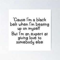 Demi Lovato I Love Me Lyrics Poster
