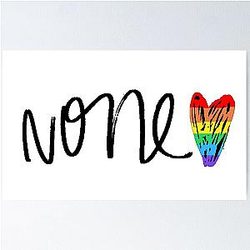 Demi Lovato Rainbow Heart Version Poster