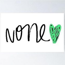 Demi Lovato Green Heart Version Poster