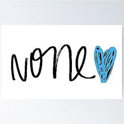 Demi Lovato Blue Heart Version Poster
