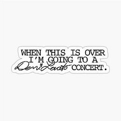 DEMI LOVATO CONCERT Sticker