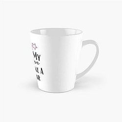 Lesbian Pride Flag Inspired Demi Lovato Lyrics Star Design Tall Mug
