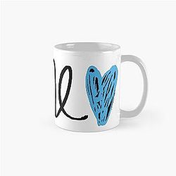Demi Lovato Blue Heart Version Classic Mug