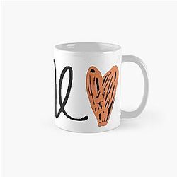 Demi Lovato Orange Heart Version Classic Mug