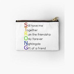 Pride Strong Demi Lovato Song Titles Zipper Pouch