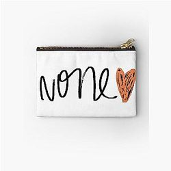 Demi Lovato Orange Heart Version Zipper Pouch