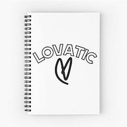Demi Lovato Lovatic Heart Spiral Notebook