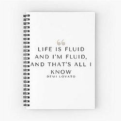 Demi Lovato - Dancing With The Devil - Spiral Notebook