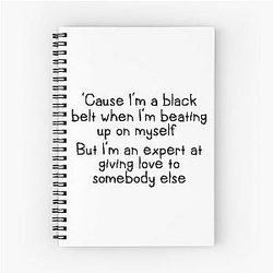 Demi Lovato I Love Me Lyrics Notebook