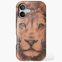 Demi Lovato Inspired Lion Tattoo Design Case