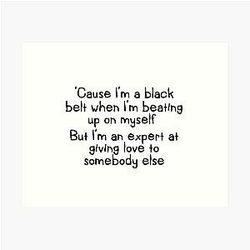 Demi Lovato I Love Me Lyrics Art Print