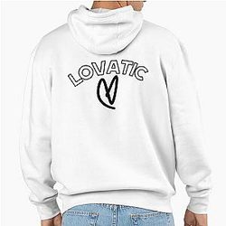 Lovatic Curved Design Demi Lovato Hoodie