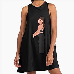 Demi Lovato Illustration Dress
